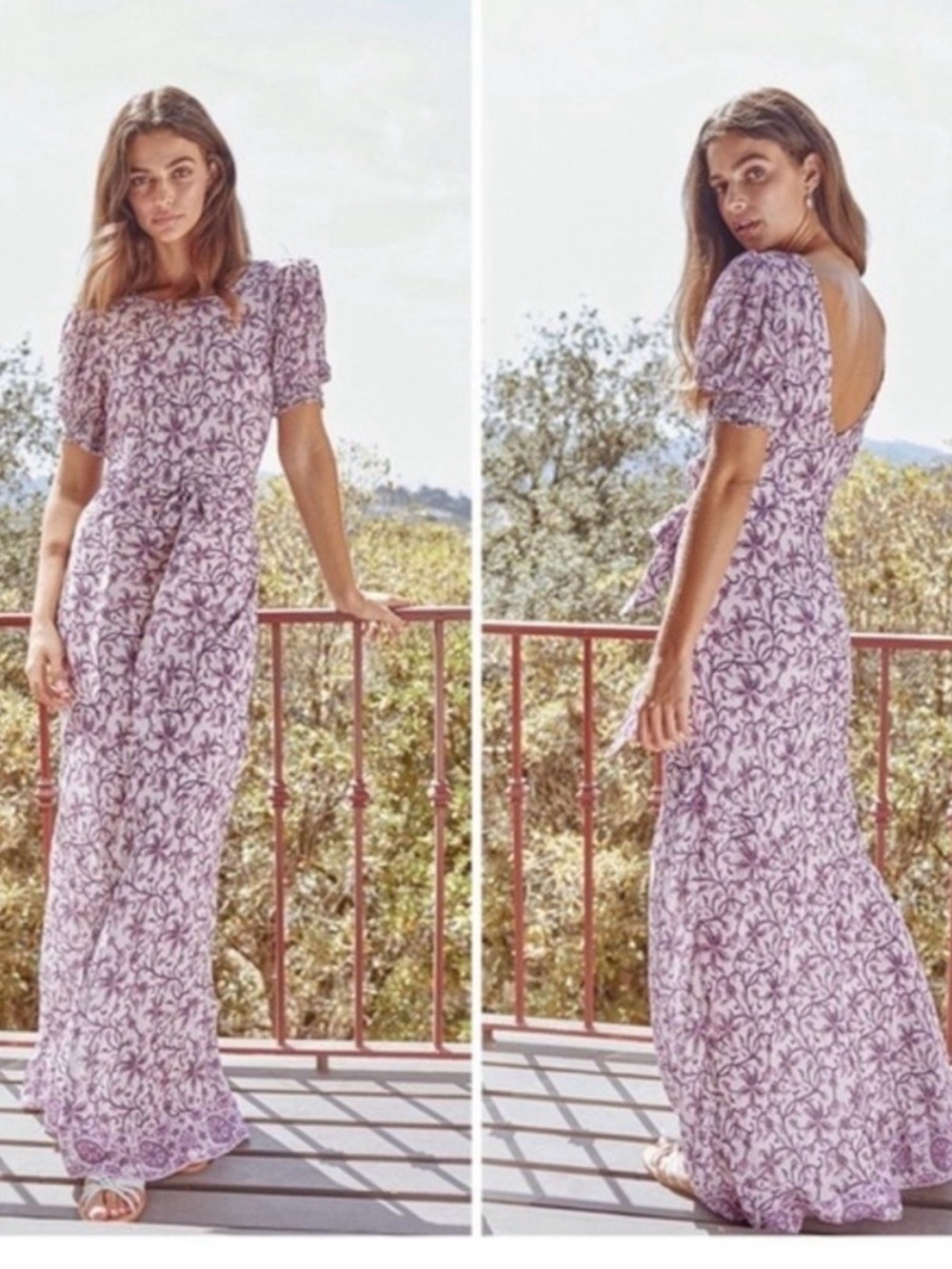 Anthropologie Saylor Ryland
Maxi Dress Purple
Size S.